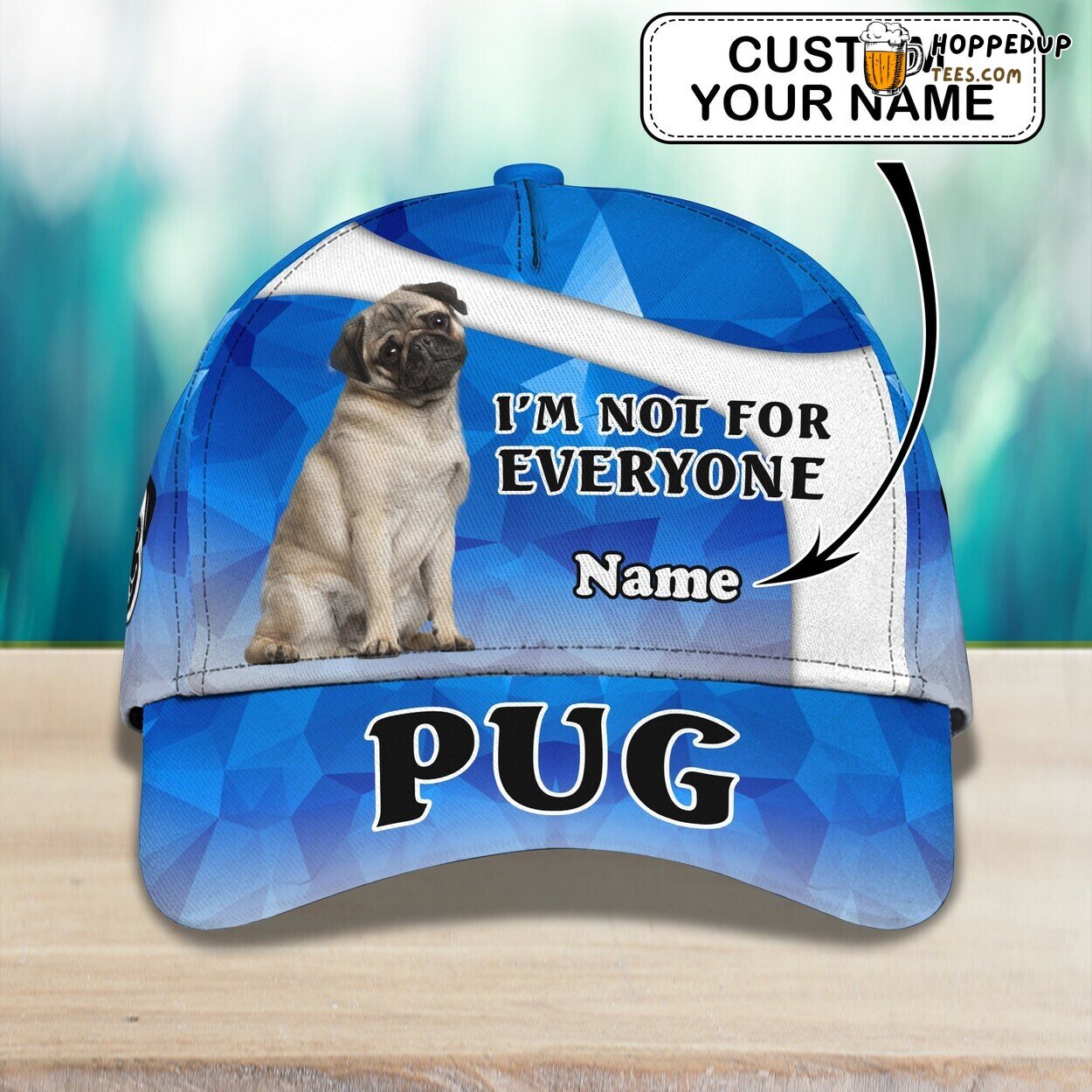 Dog Lovers Unite Personalized 3D Classic Cap Celebrating Pug Adoration