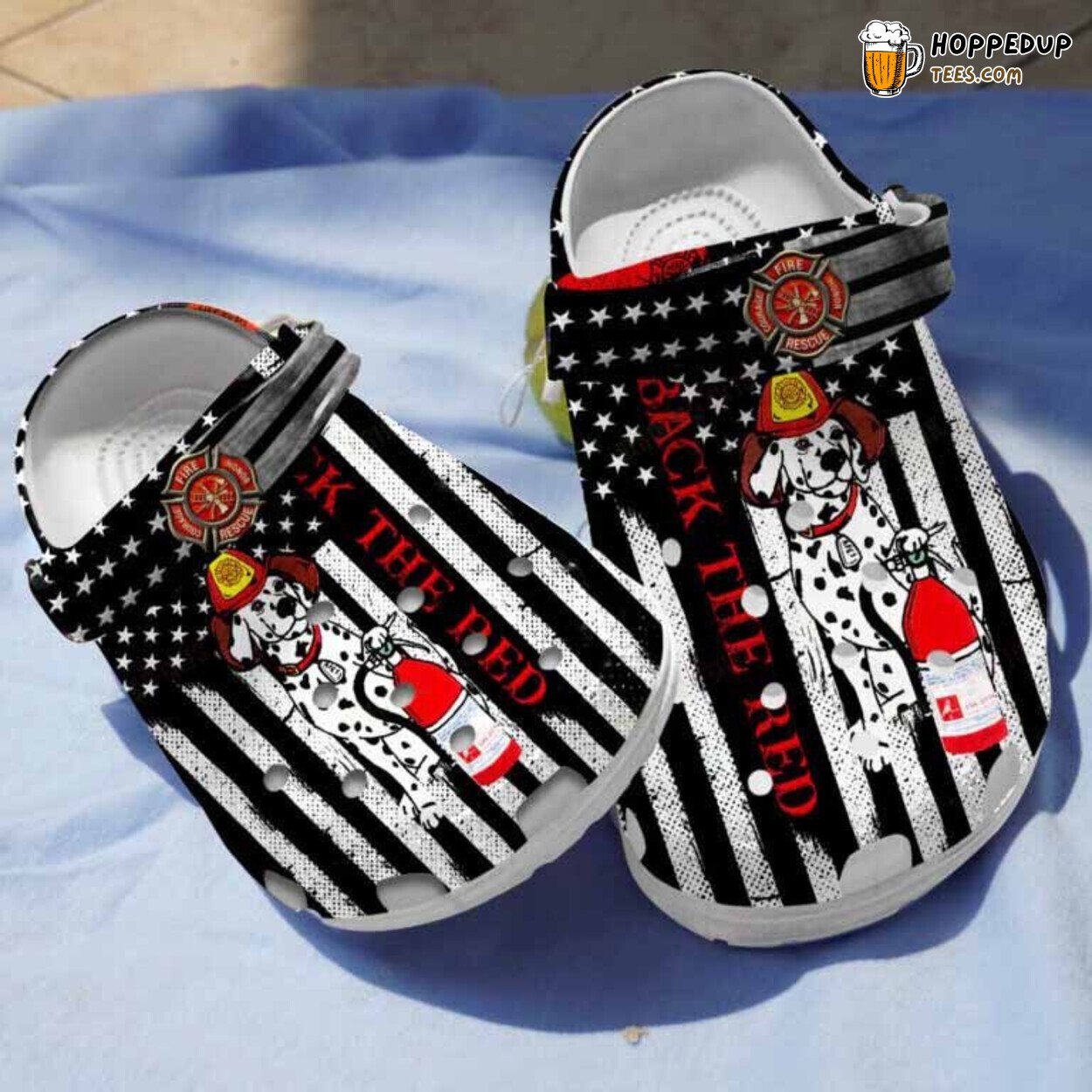 Dogs Firefighter Birthday Christmas Gifts Comfortable Unique Design Clogs