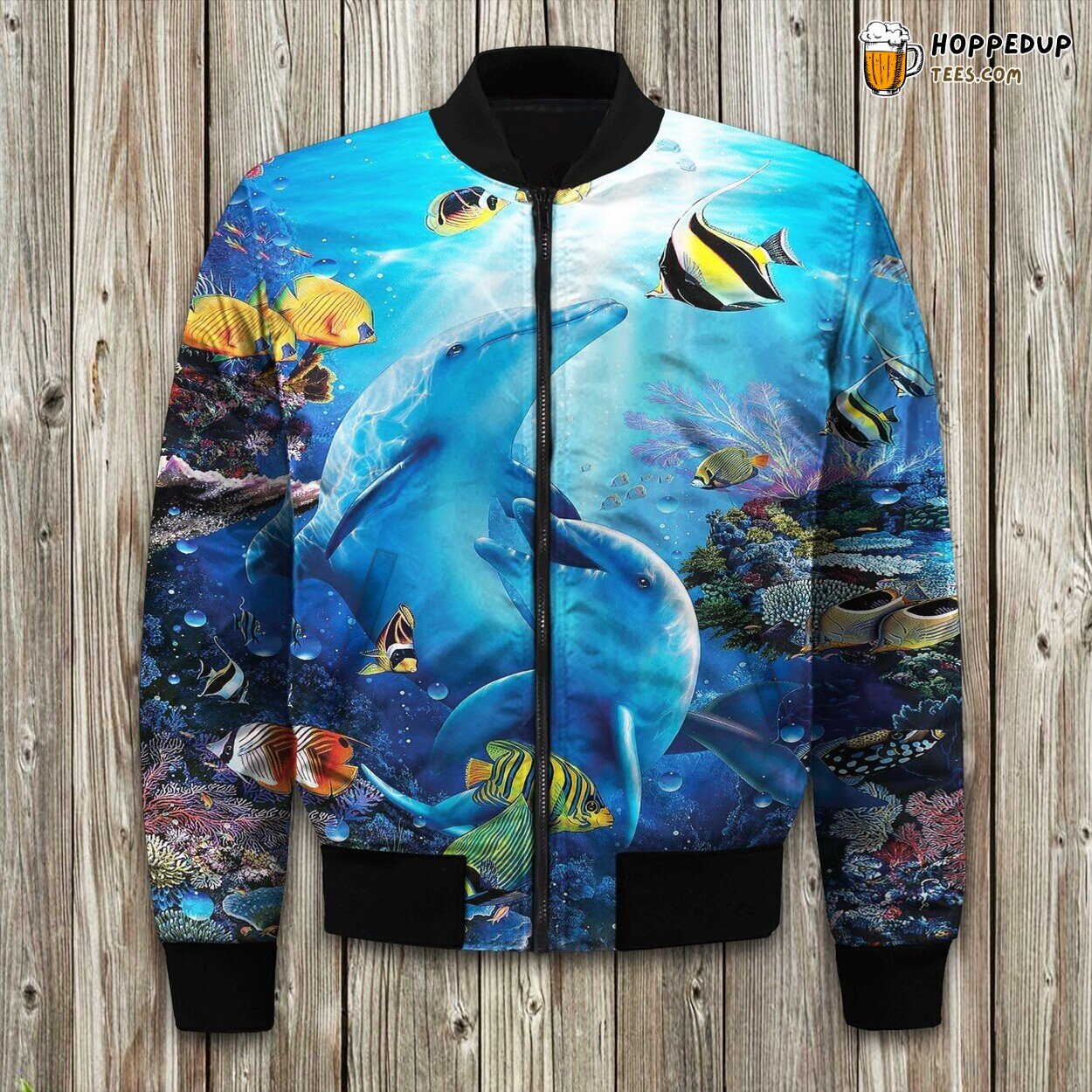 Dolphin Allure Winter Bomber Jacket Luxurious Quality Padded Warm Cute
