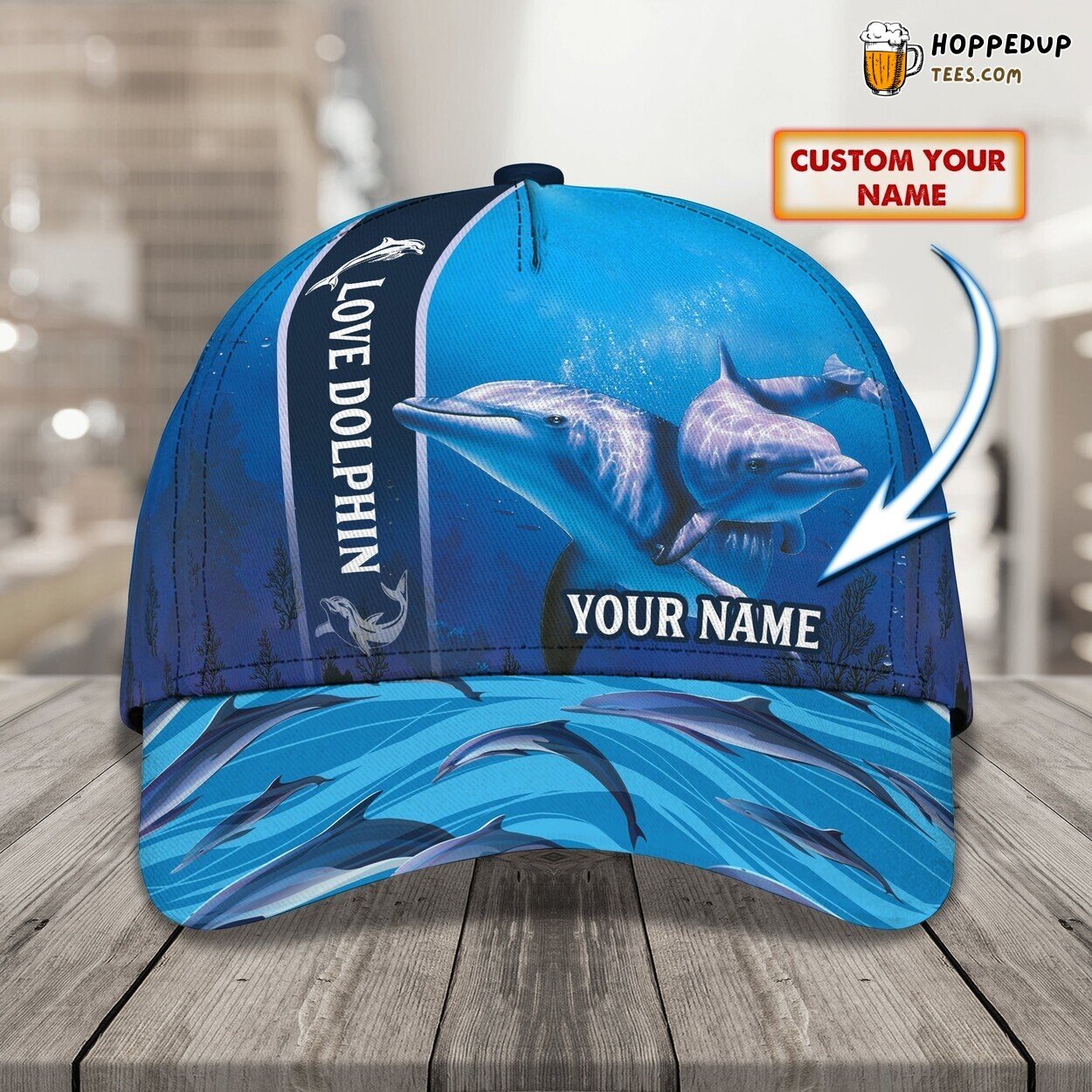Dolphin Design Classic Cap Unique Premium Edition 3D Series Authentic