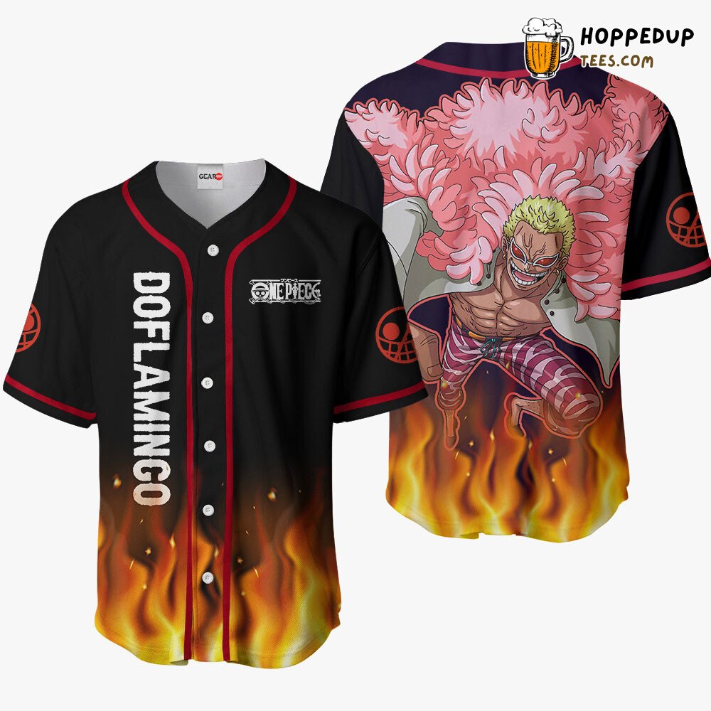 Donquixote Doflamingo OP Unique Design Baseball Jersey Distinctive Edition