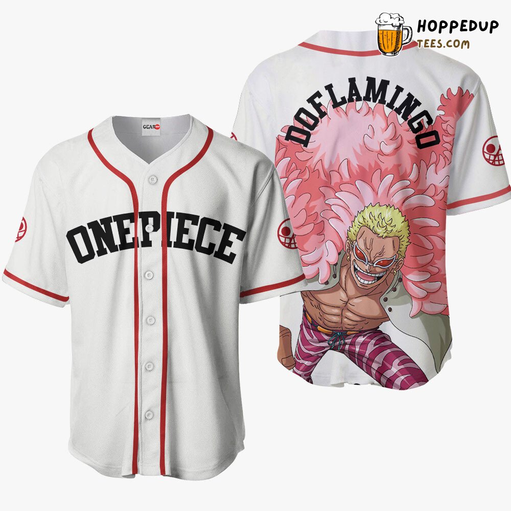Donquixote Doflamingo Unique Design Baseball Jersey Distinctive Collection Donquixote Doflamingo Unique Design Baseball Jersey Distinctive Collection