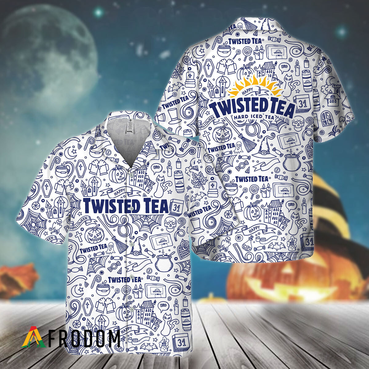 Doodle Art Twisted Tea Hawaiian Shirt HU