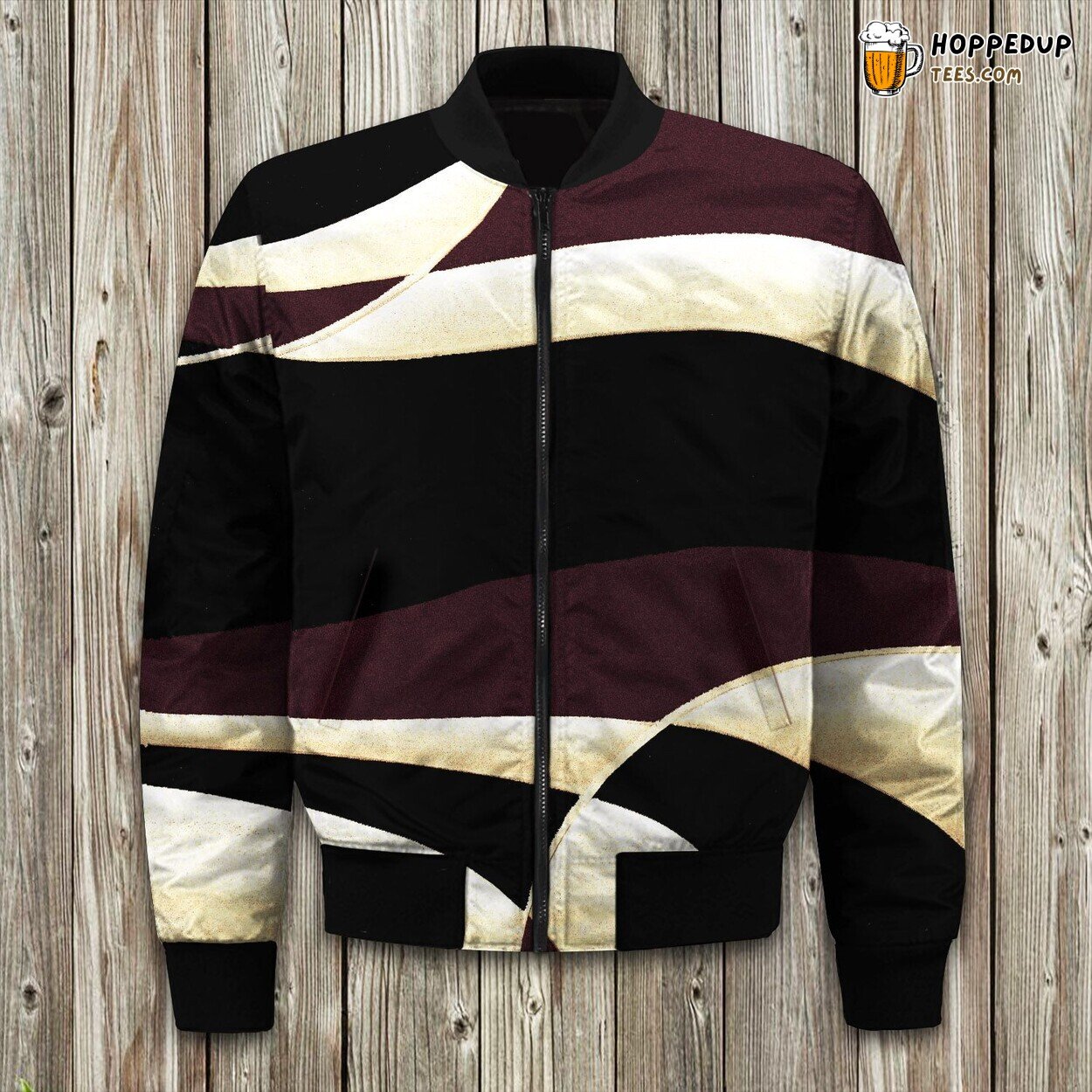 Dov Burgundy Elegance Winter Bomber Jacket Deep Wine Fashion Statement
