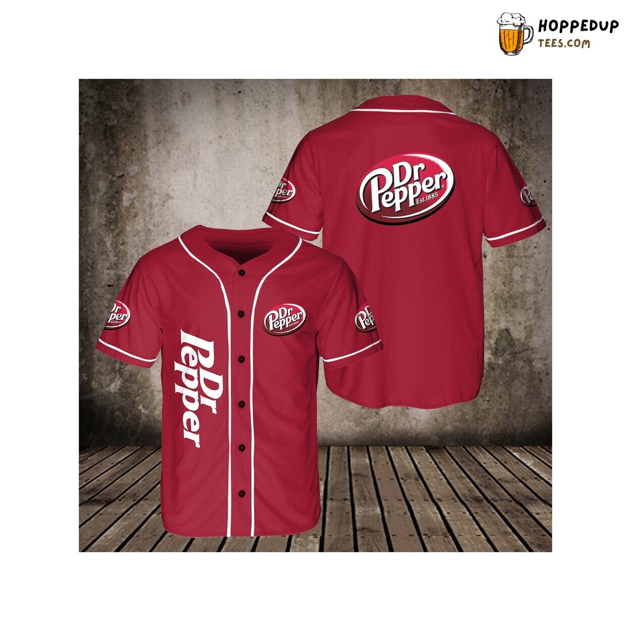 Dr Pepper Baseball Jersey Unique Shirt Beer Lovers Vodka 3D Unisex Gift Friends