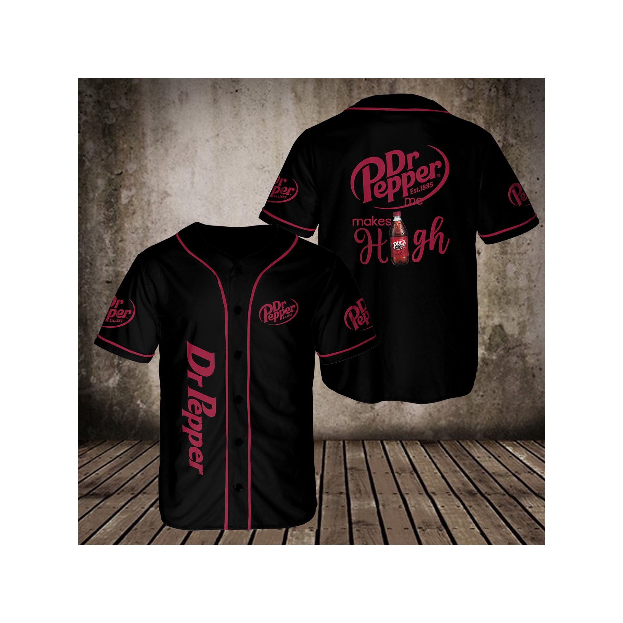 Dr Pepper Beer Enthusiast Baseball Jersey Shirt HU