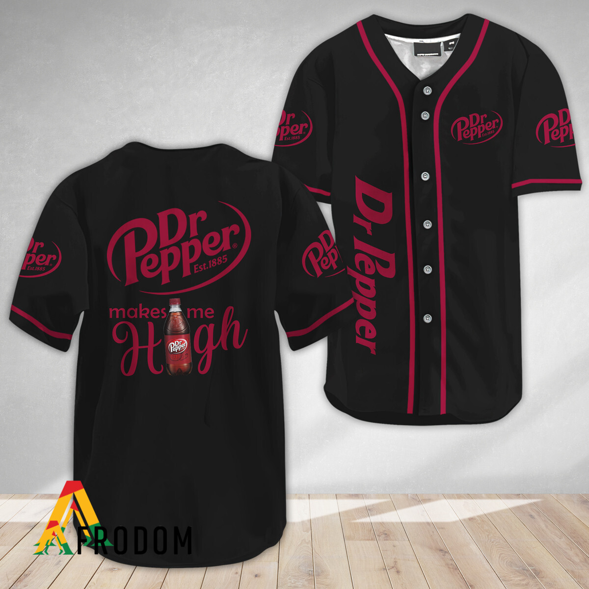 Dr Pepper Make Me High Baseball Jersey HU