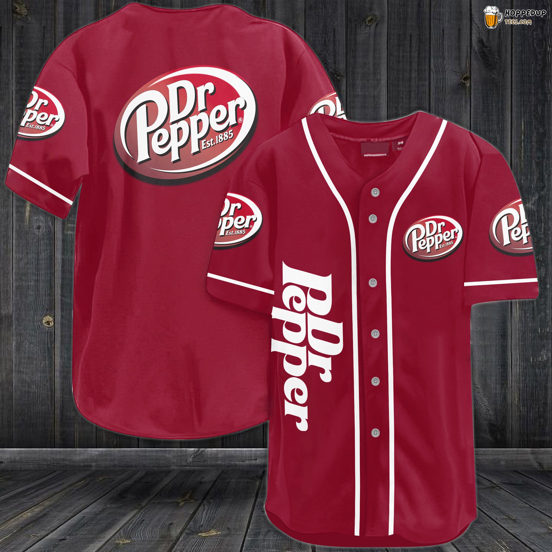 Dr Pepper Soda Unisex 3D Print Baseball Tee Jersey Soft Drink