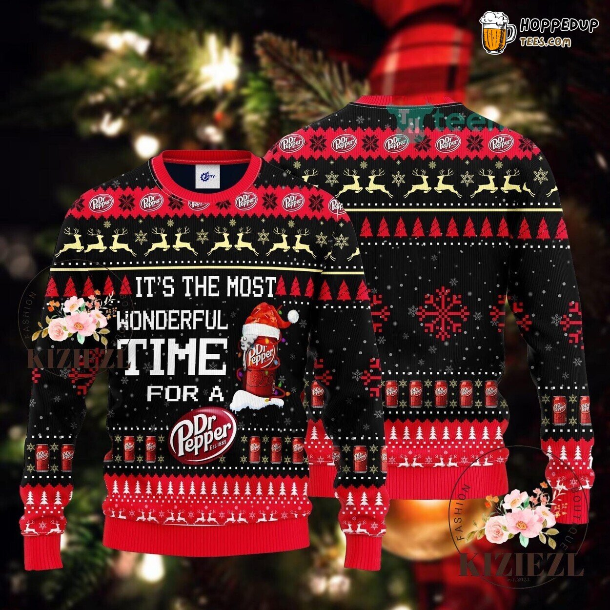 Dr Pepper Ugly Christmas Sweater Holiday Design Lovers Festive Wear