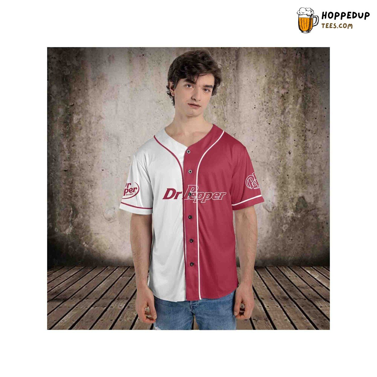 Dr. Pepper Baseball Jersey Shirt Vodka Beer Lovers Unique Design B