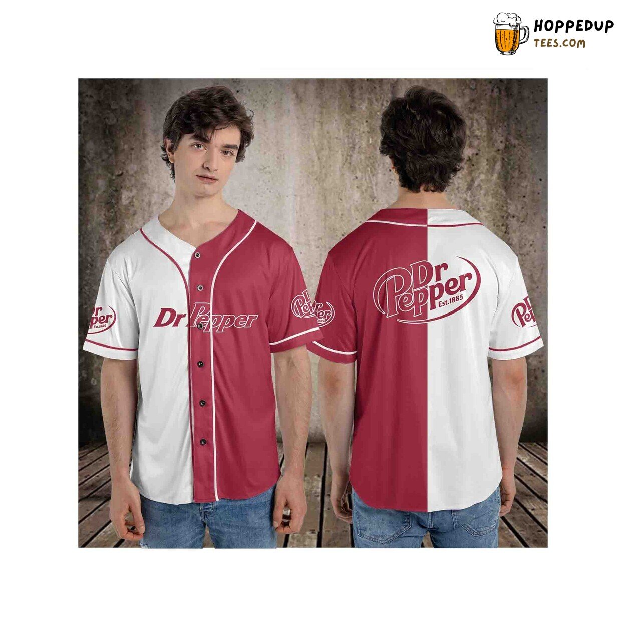 Dr. Pepper Baseball Jersey Shirt Vodka Beer Lovers Unique Design B