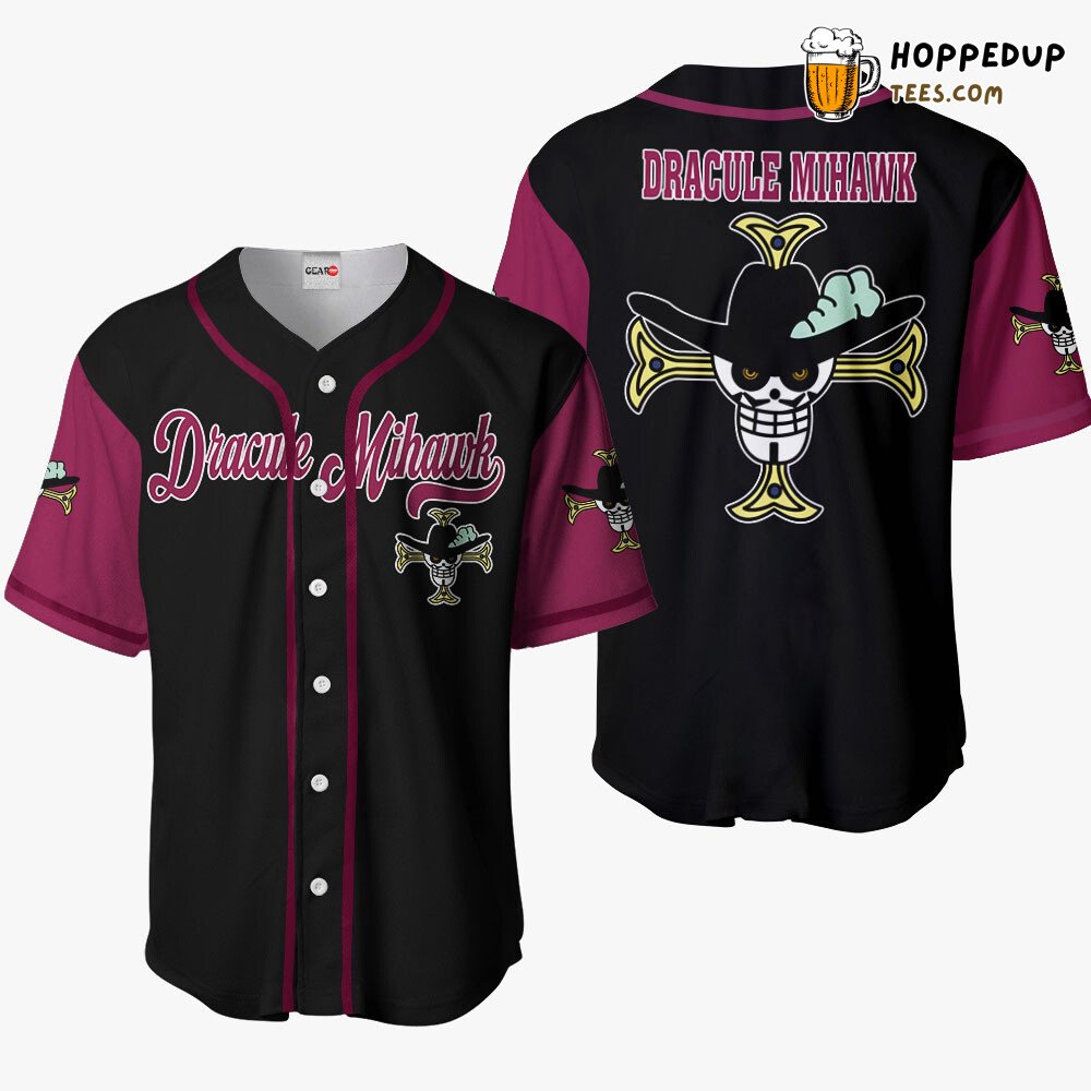 Dracule Mihawk Exclusive Symbol Baseball Jersey Unique Shirt Merchandise