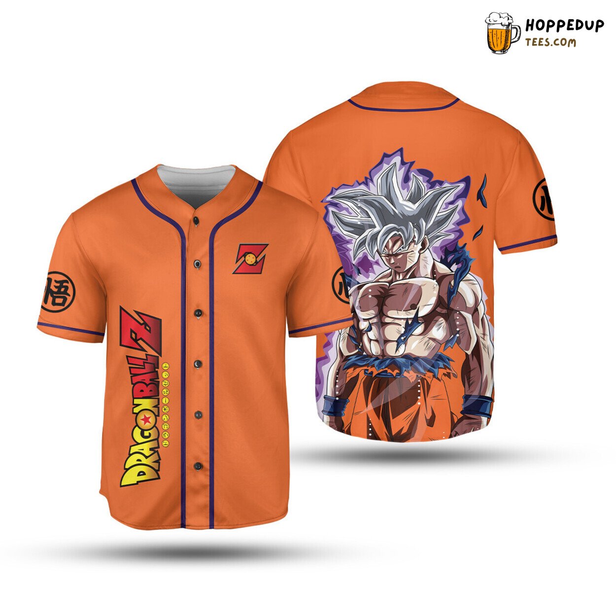 Dragon Ball Z Baseball Jersey Unisex Jersey Shirt AH2031