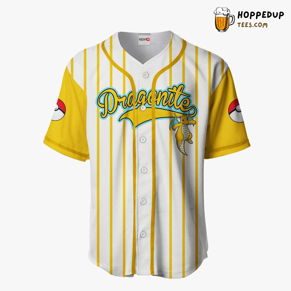 Dragonite Unique Design Edition Baseball Jersey Collection Distinctive Style
