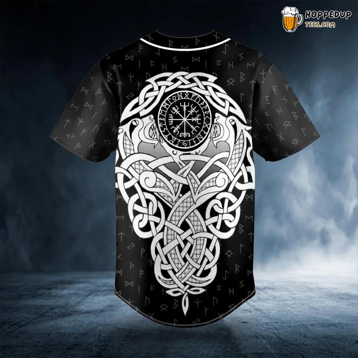 Dragons Viking Symbol Tattoo Baseball Jersey Graphic Tees 3D Print Custom