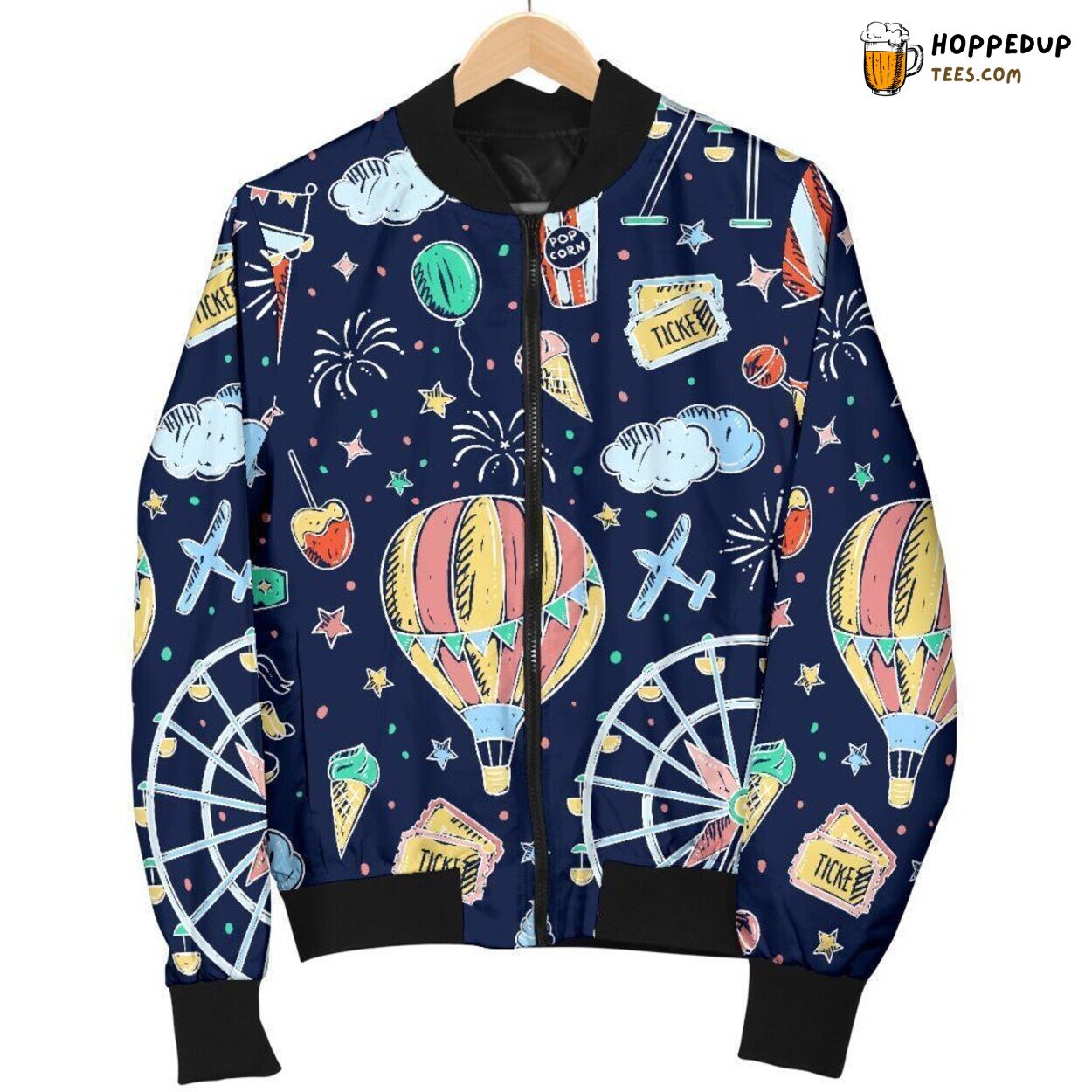 Dreamlike Circus Acts Men’s Bomber Jacket Unique Pattern Essence Design Art Dreamlike Circus Acts Men’s Bomber Jacket Unique Pattern Essence Design Art