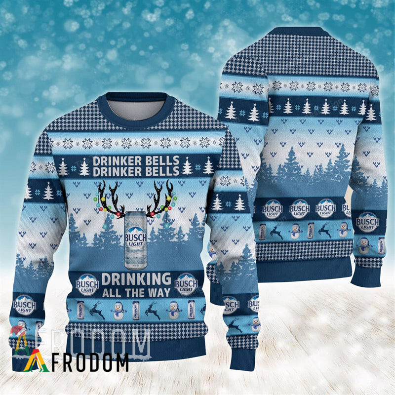 Drinker Bells Busch Light Ugly Sweater HU