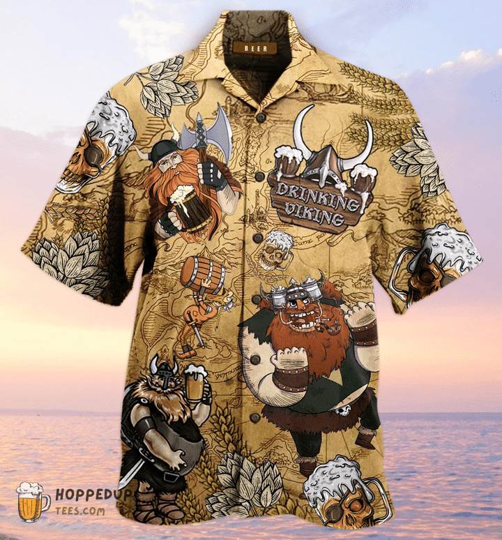 Drinking Viking Beer Hawaiian Shirts