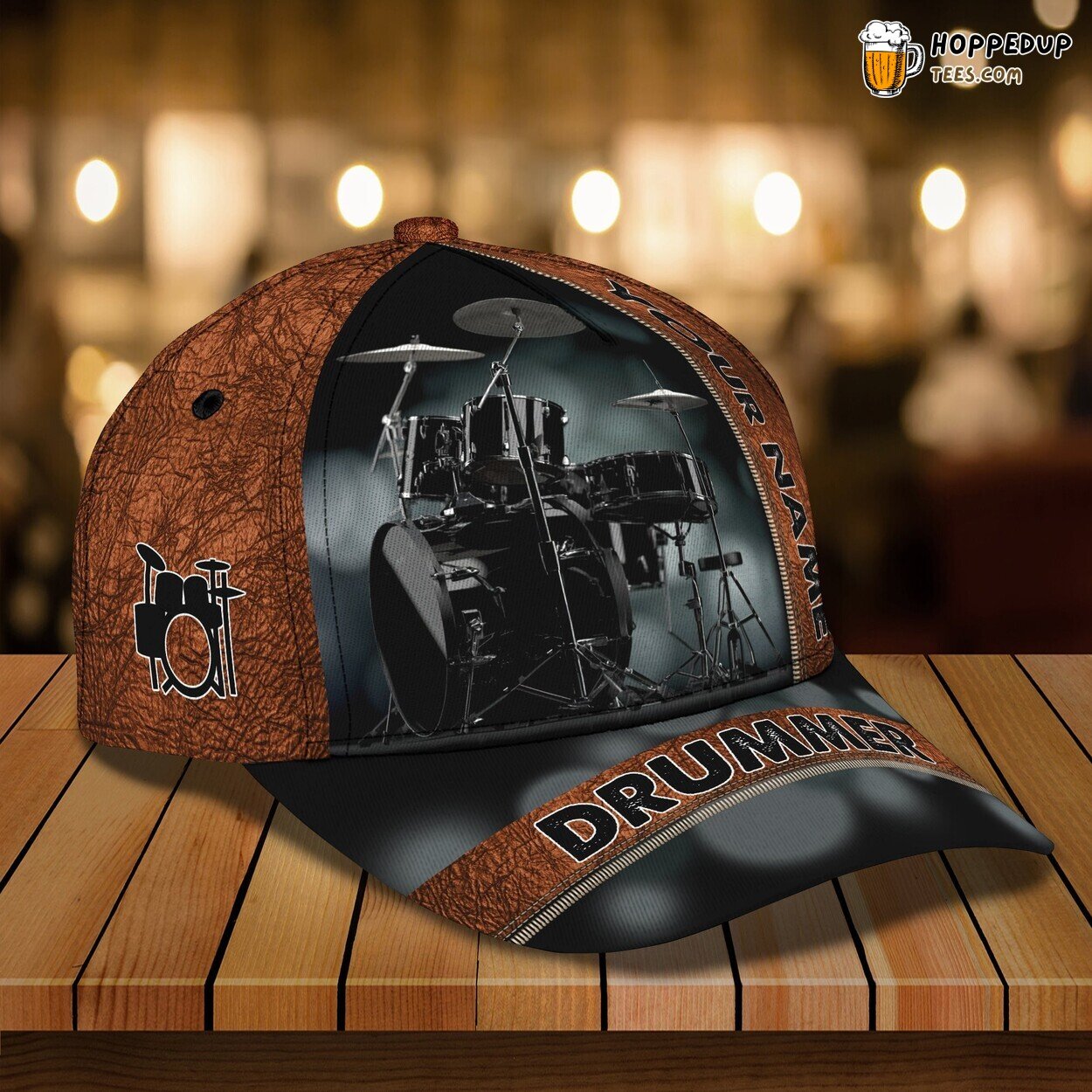 Drum Lover’s Choice 3D Classic Cap Personalized Unique Name Edition