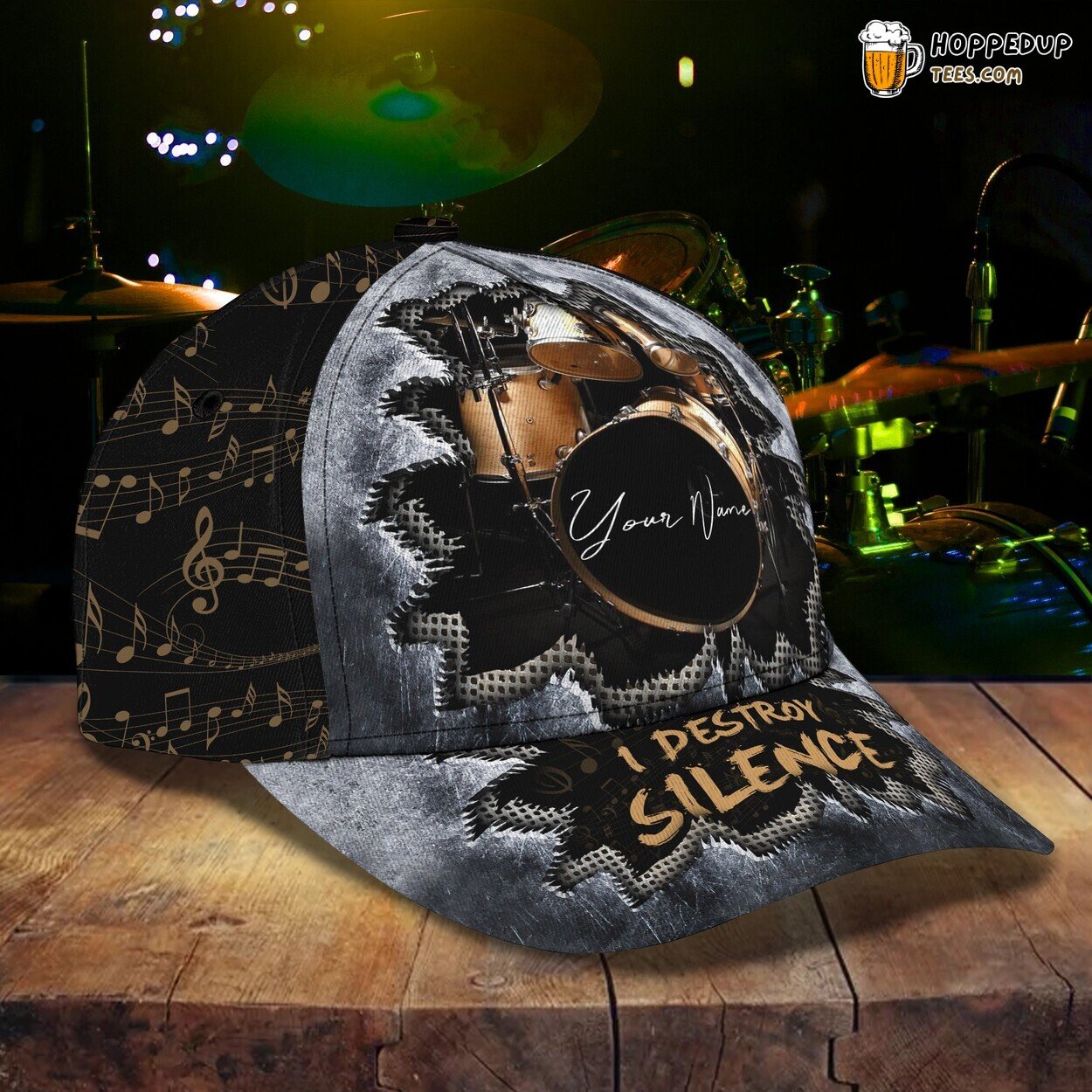 Drum Lover’s Tribute 3D Classic Cap Personalized Unique Design Trend