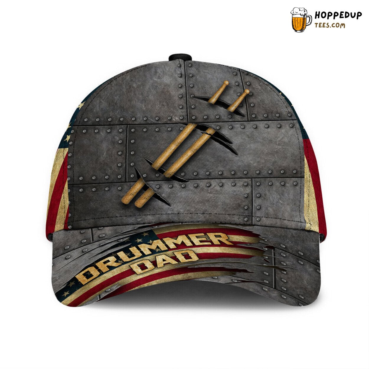 Drummer Dad Classic Cap Hat Unique Gift Perfect Drumming Father Drummer Dad Classic Cap Hat Unique Gift Perfect Drumming Father