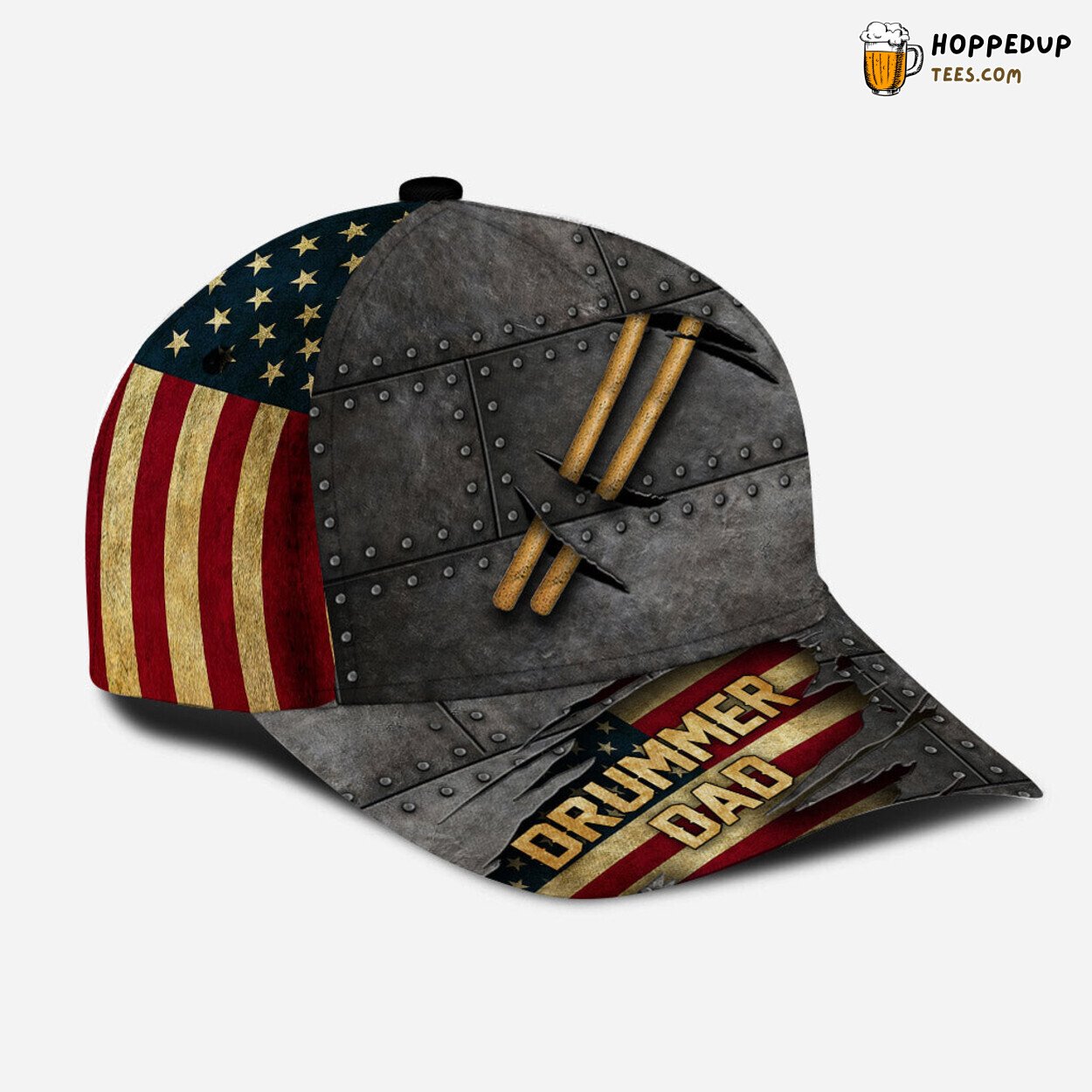 Drummer Dad Classic Cap Hat Unique Gift Perfect Drumming Father