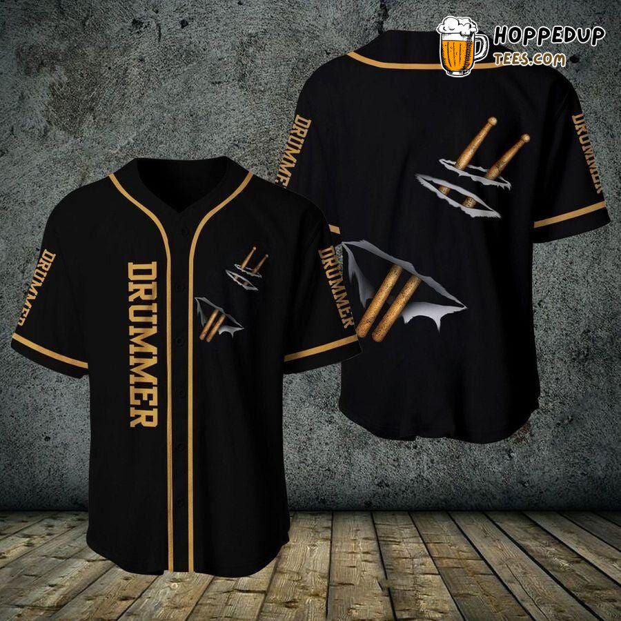 Drummer Distinctive Unique Edition Baseball Jersey Design Collection Style