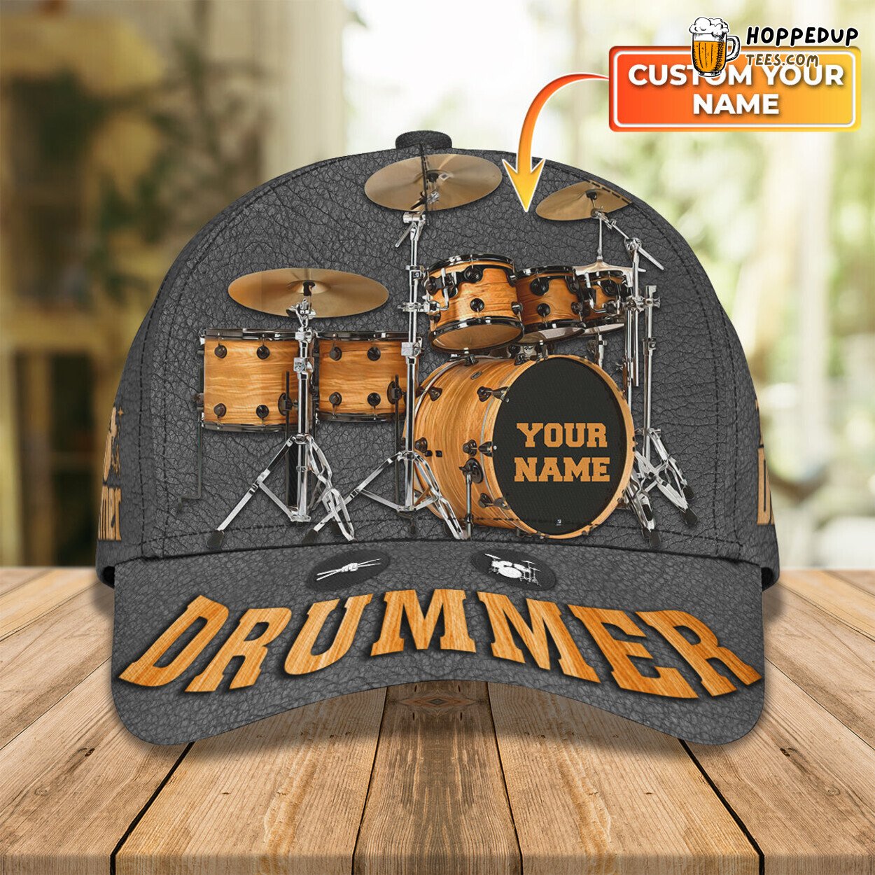 Drummer Edition Classic 3D Cap Personalized Name Unique Premium Design