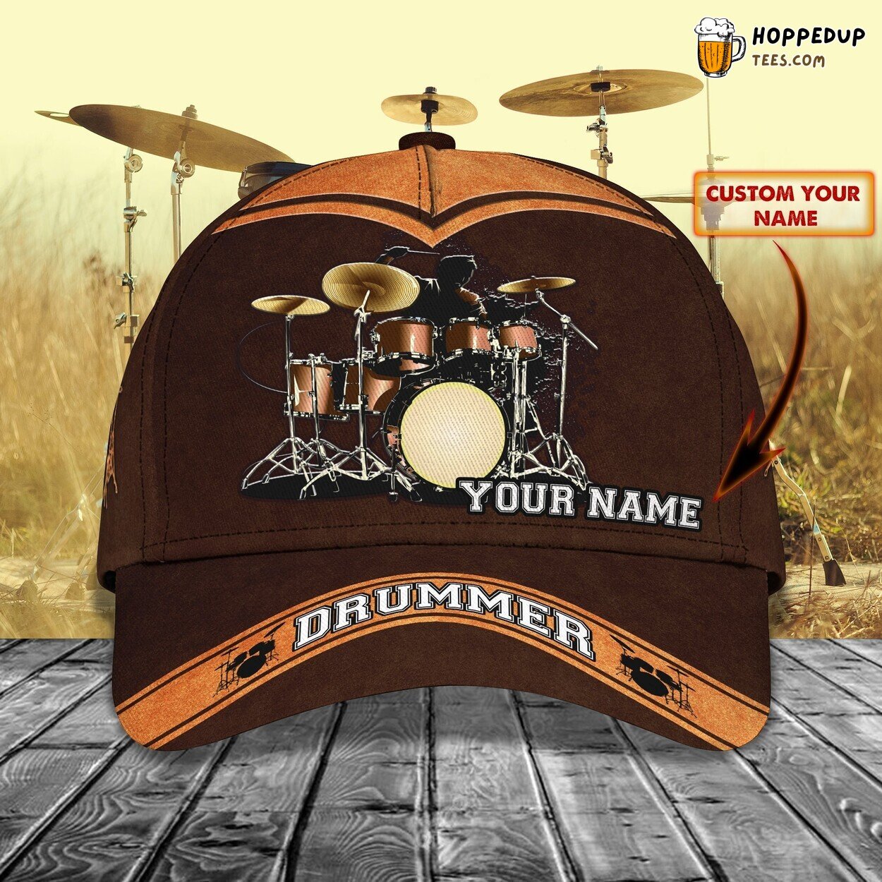 Drummer’s Joy 3D Classic Cap Personalized Unique Name Design Trend