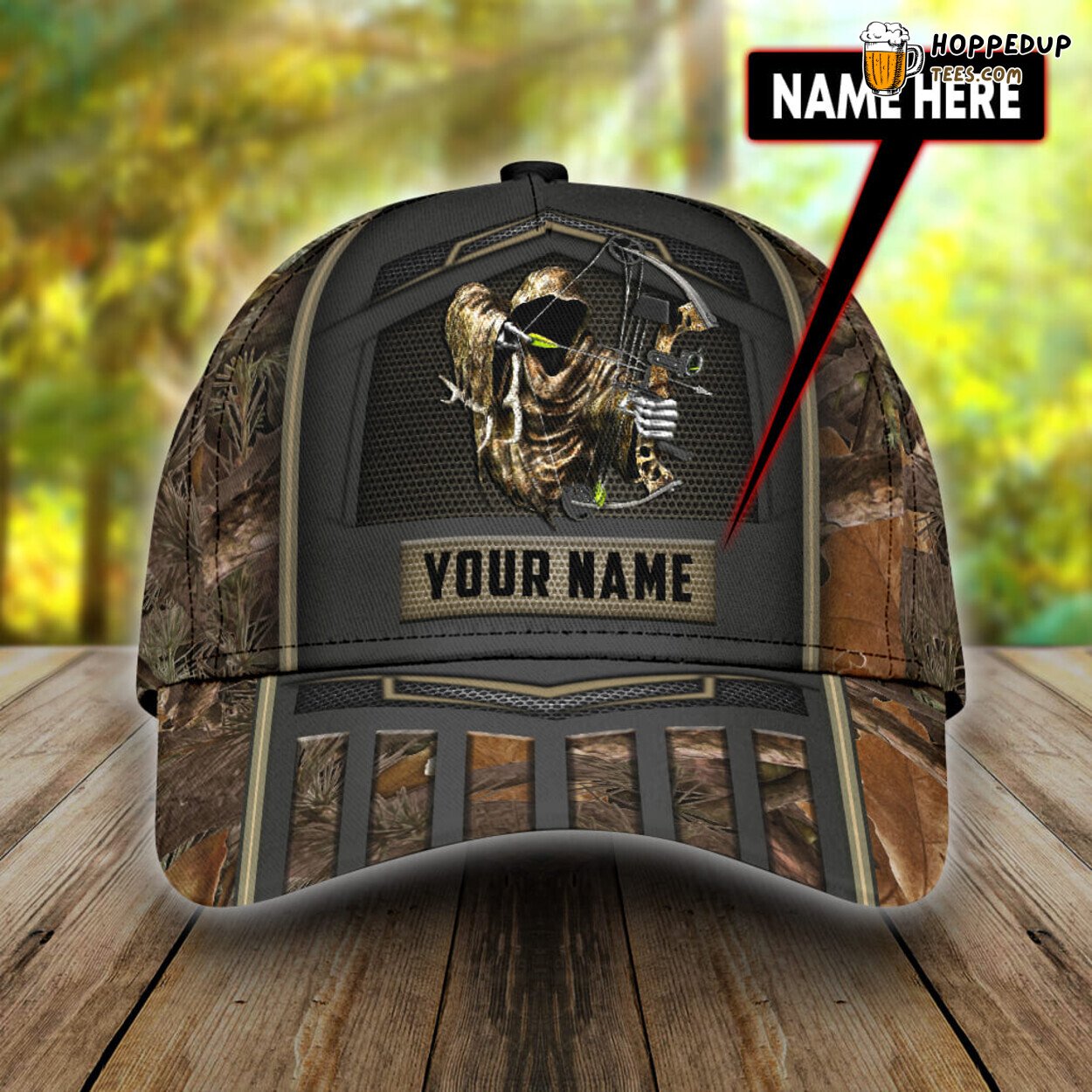 Duck Hunting 3D Print Baseball Cap Classic Custom Name Design Hat