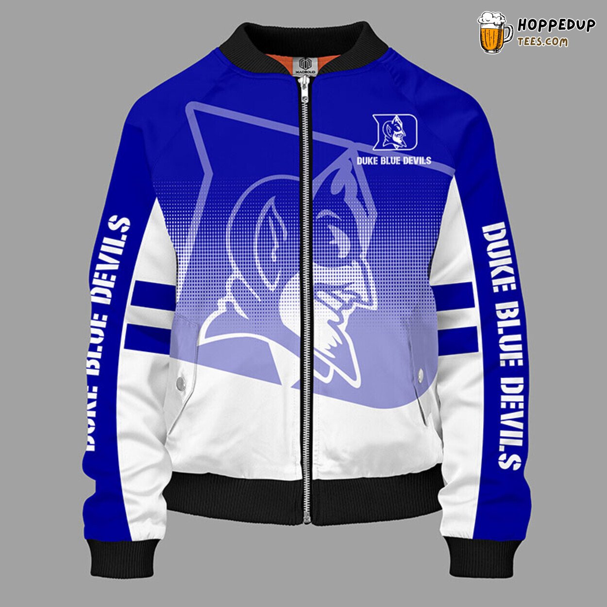 Duke Blue Devils NCAA Classic Blue Premium Bomber Jacket Design