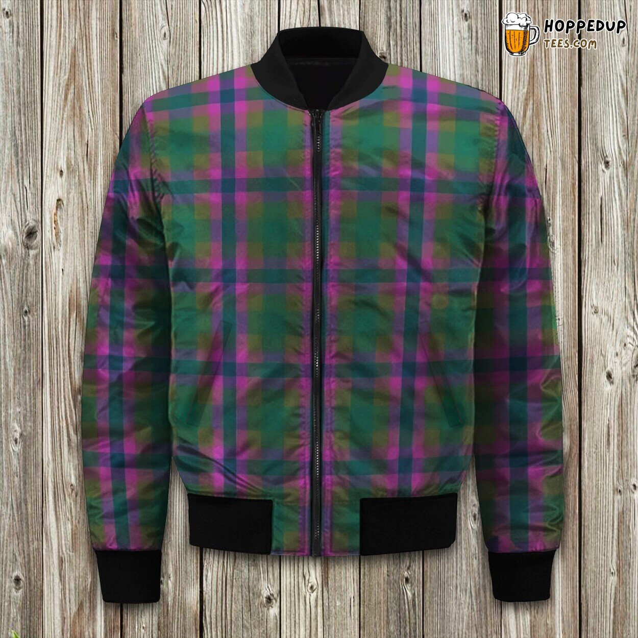 Dunans Rising Tartan Stylish Winter Bomber Jacket Unique Collection