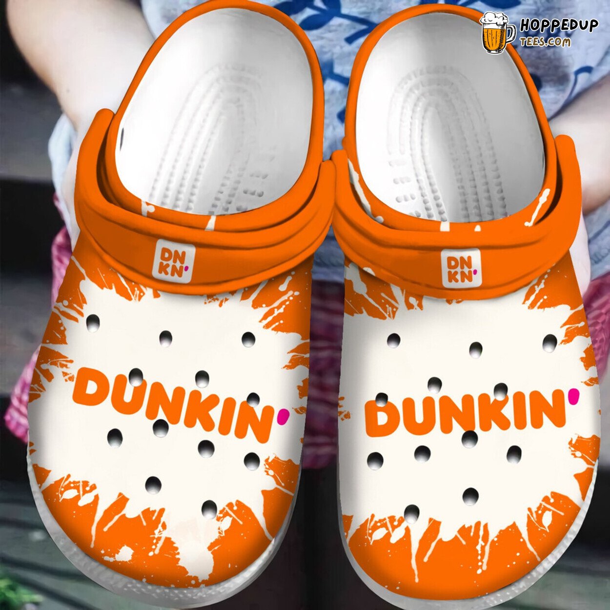 Dunkin Donuts Coffee Drink Classic Water Rubber Clog Shoes Unisex