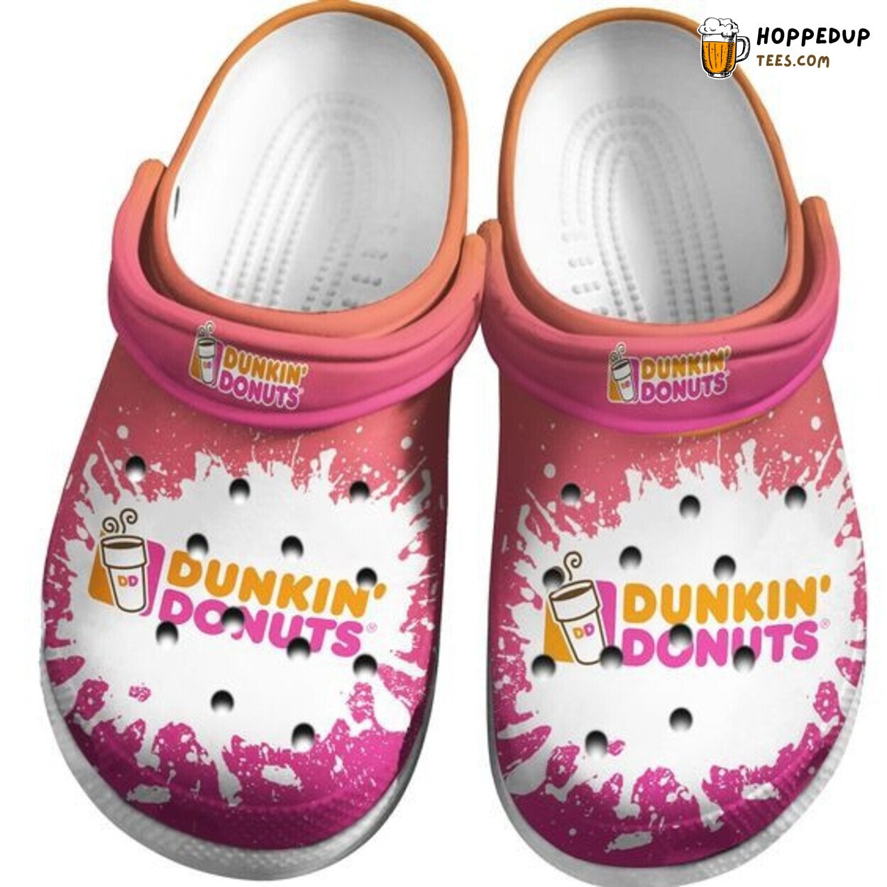 Dunkin Donuts Coffee Drink Man Women Classic Water Comfort Clogs