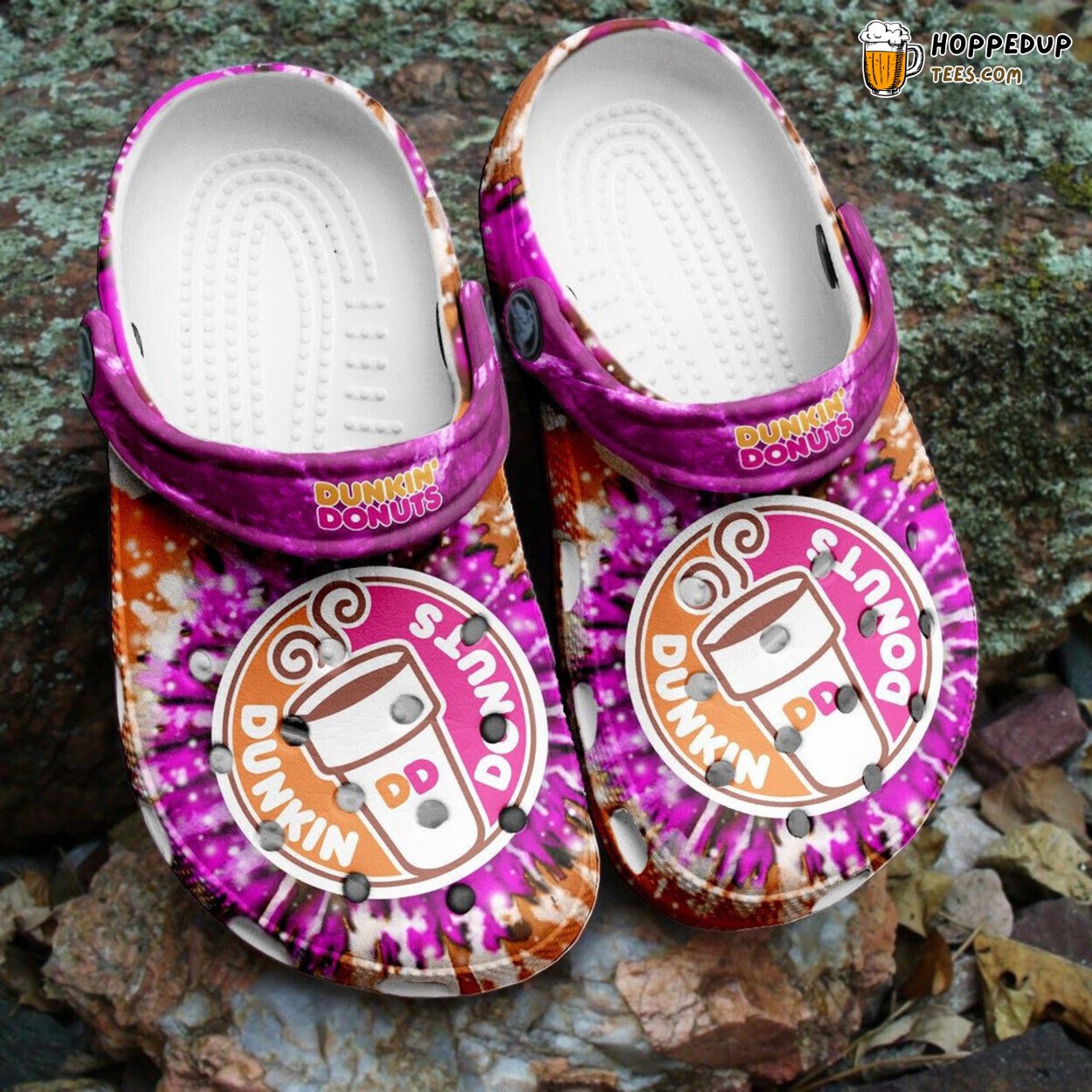 Dunkin Donuts Coffee Drinkers Special Gift Comfy Rubber Clog Footwear