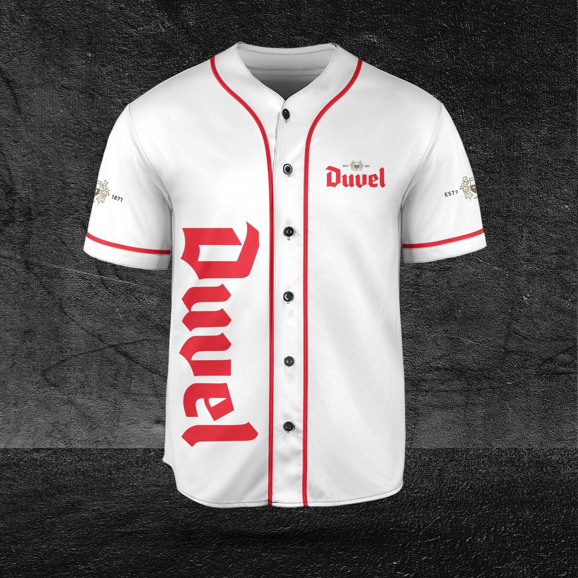 Duvel Beer Baseball Jersey Designed for Beer Lovers HU