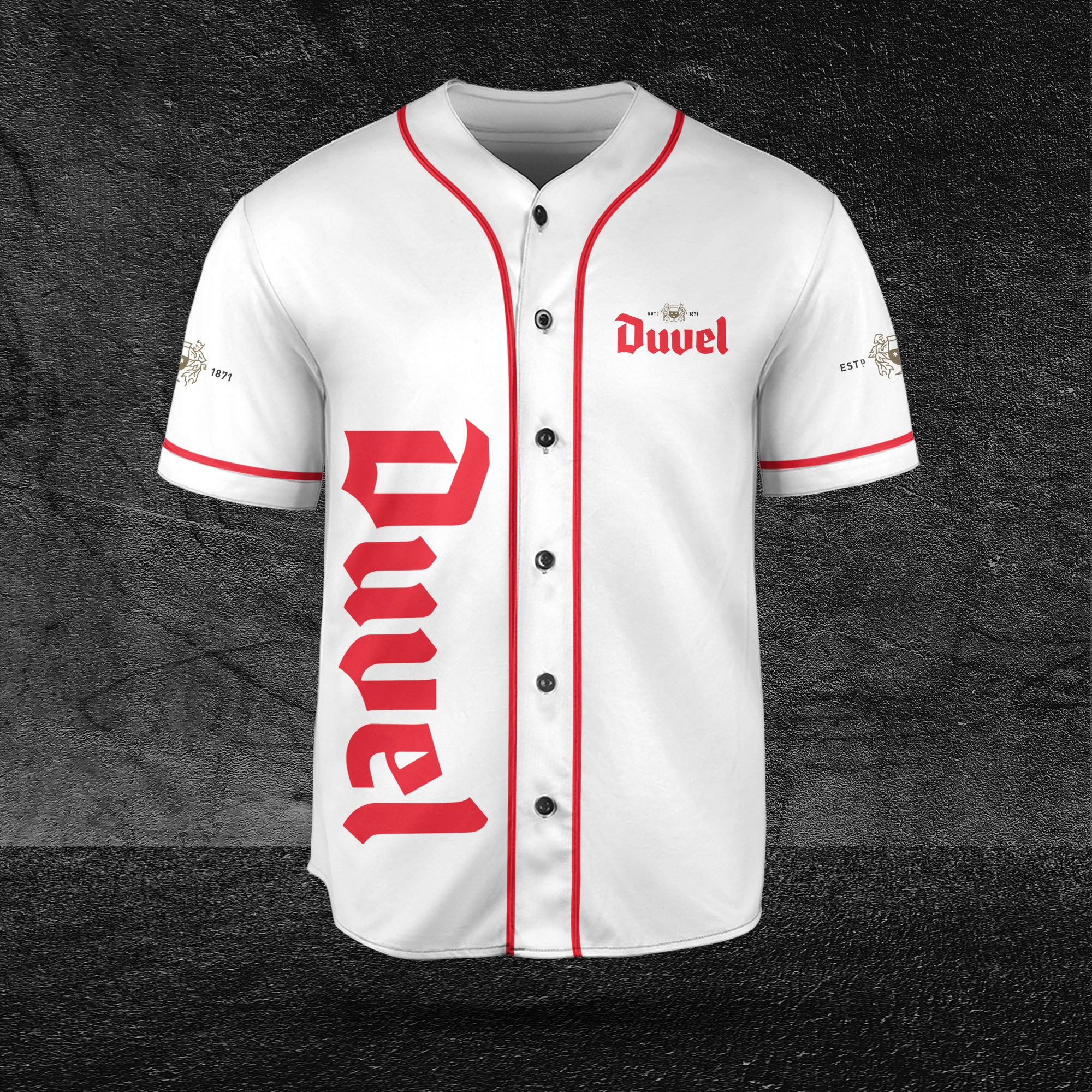 Duvel Beer Baseball Jersey for Beer and Vodka Lovers HU