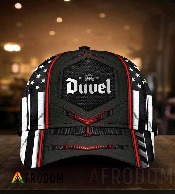 Duvel Beer Collectible Vintage US Flag Cap HU