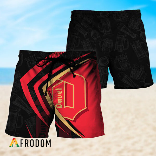 Duvel Themed Esport Doodle Hawaiian Shorts HU