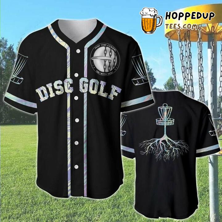 Dynamic Disc Golf Hologram 3D Printed Baseball Jersey Sporty Shirt