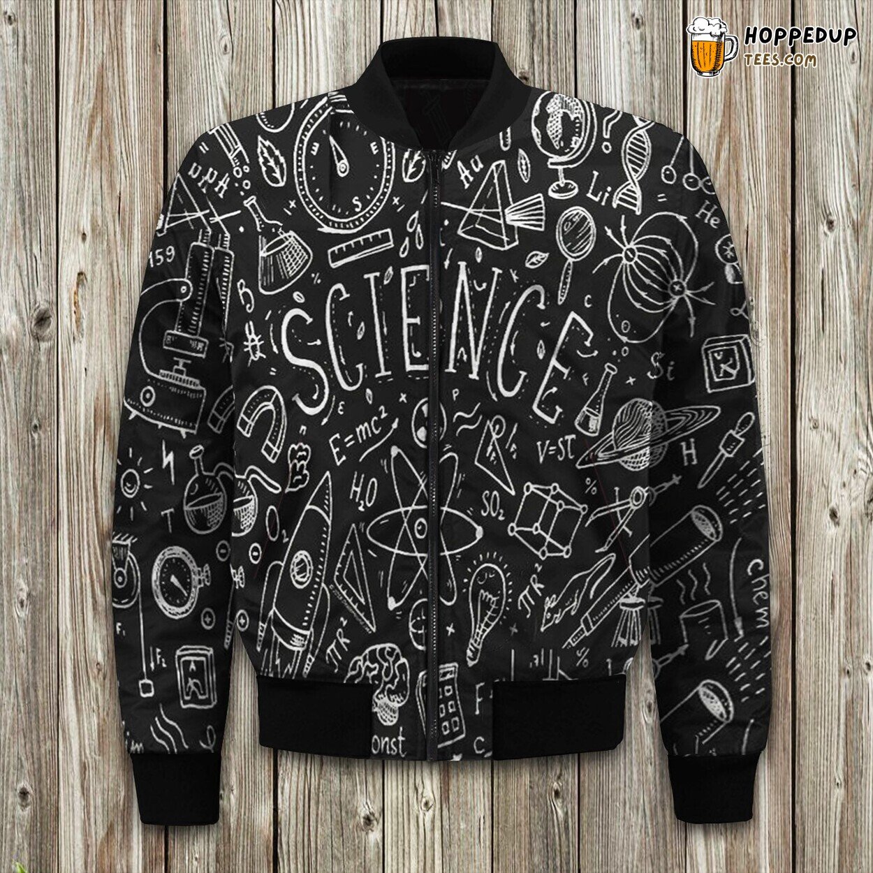 Dynamic DJ Inspired Winter Bomber Jacket Luxuriously Padded Warmth Quality