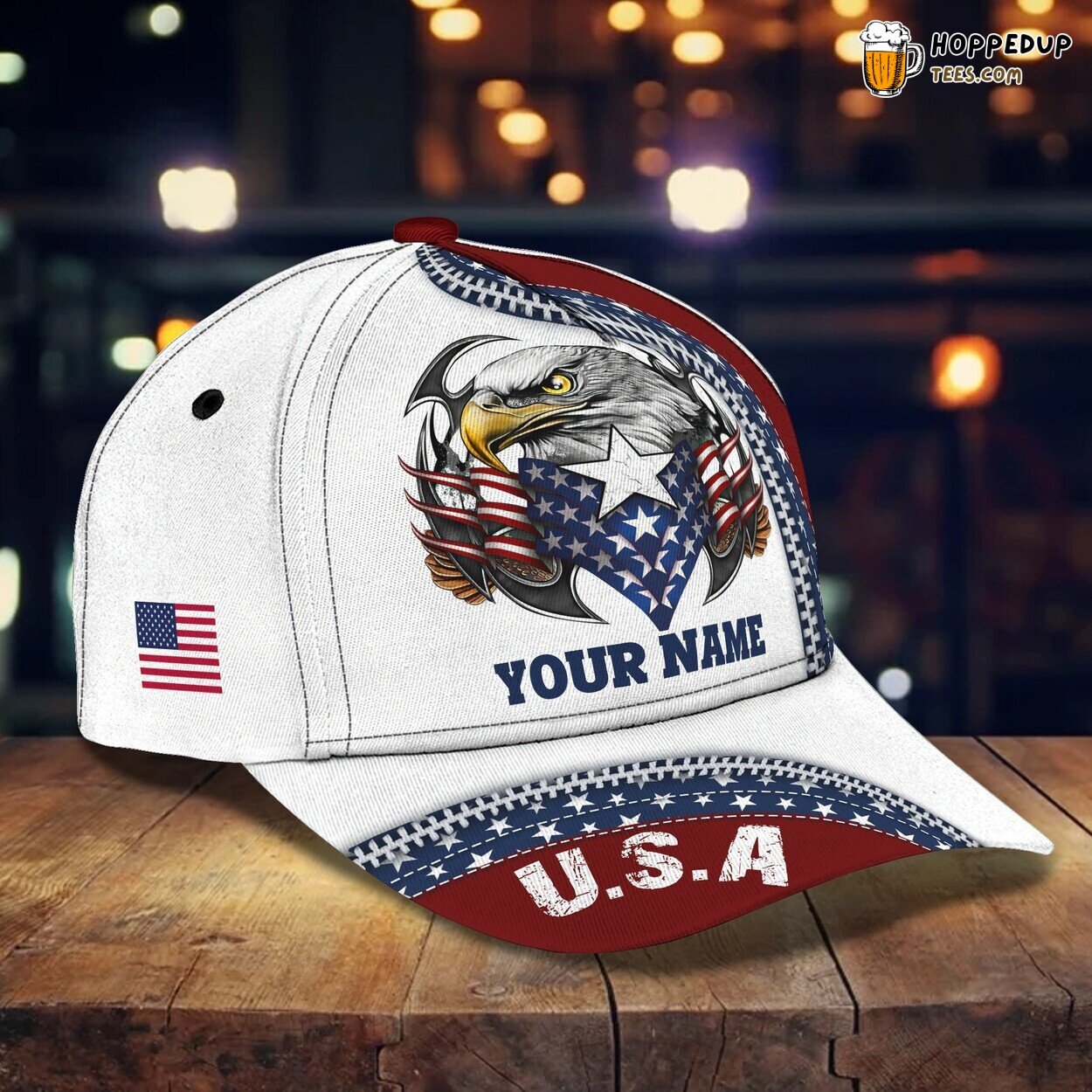 Eagle Classic 3D Cap Personalized Name Unique Premium Edition Design