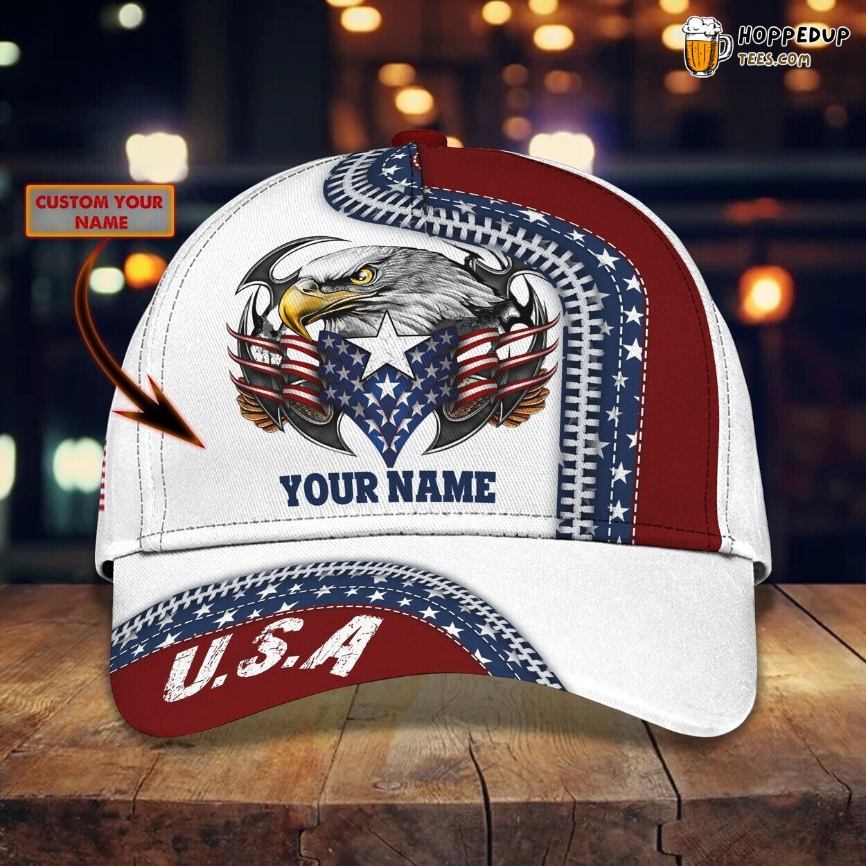 Eagle Classic 3D Cap Personalized Name Unique Premium Edition Design