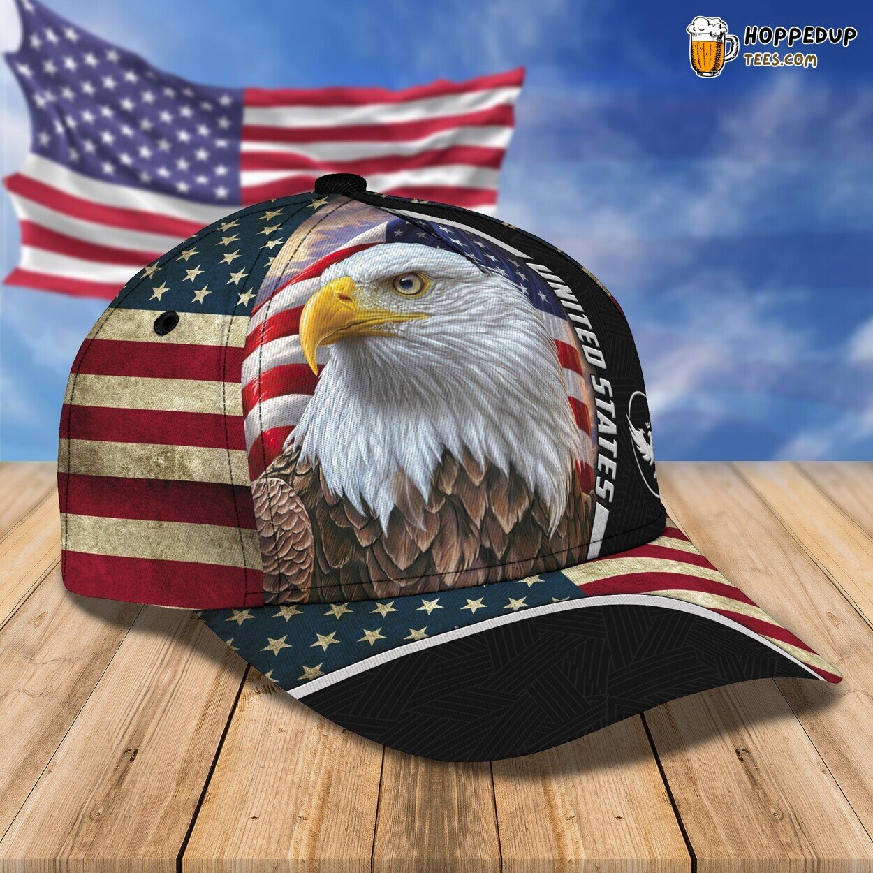 Eagle Classic Cap America Design Unique Premium 3D Edition Series