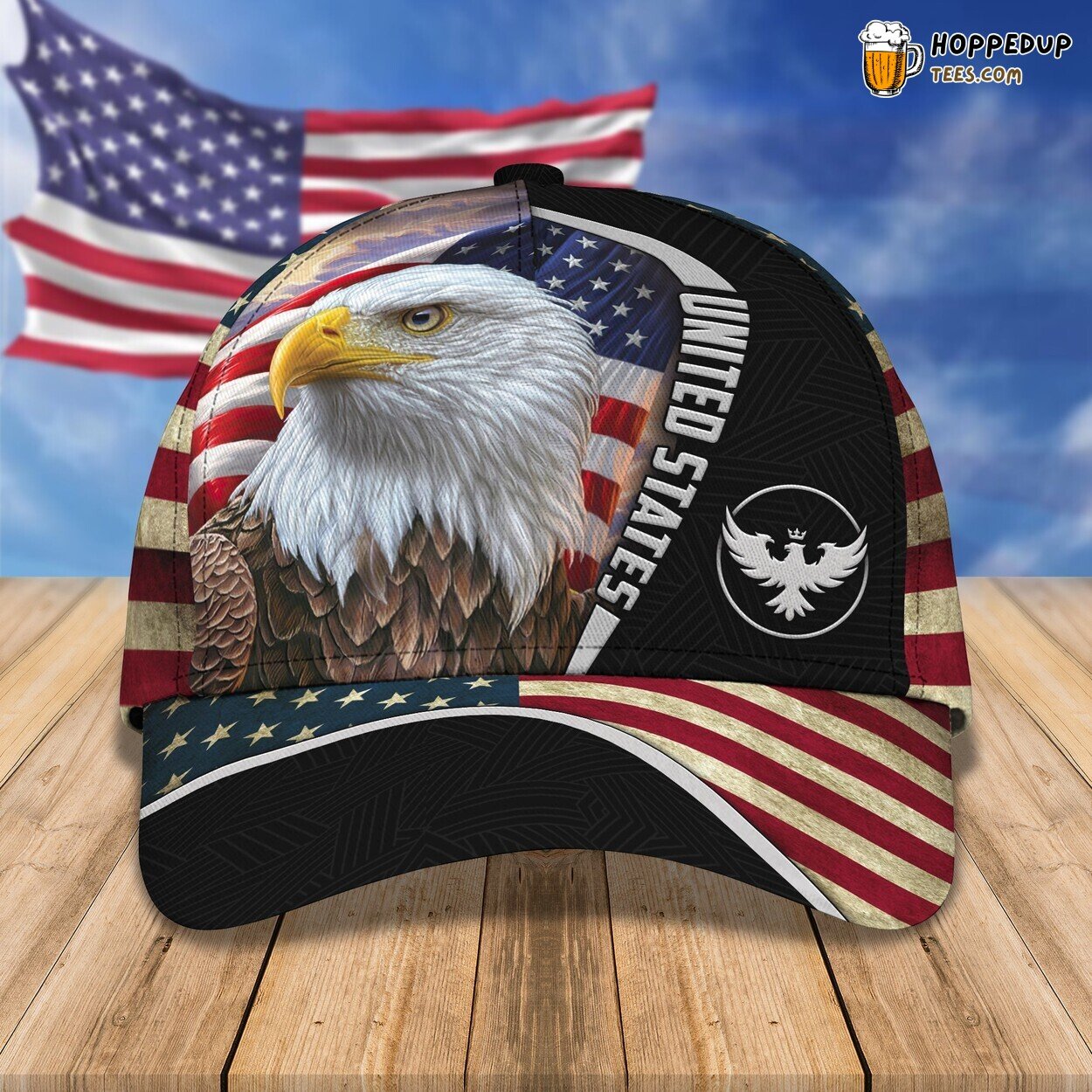 Eagle Classic Cap America Design Unique Premium 3D Edition Series
