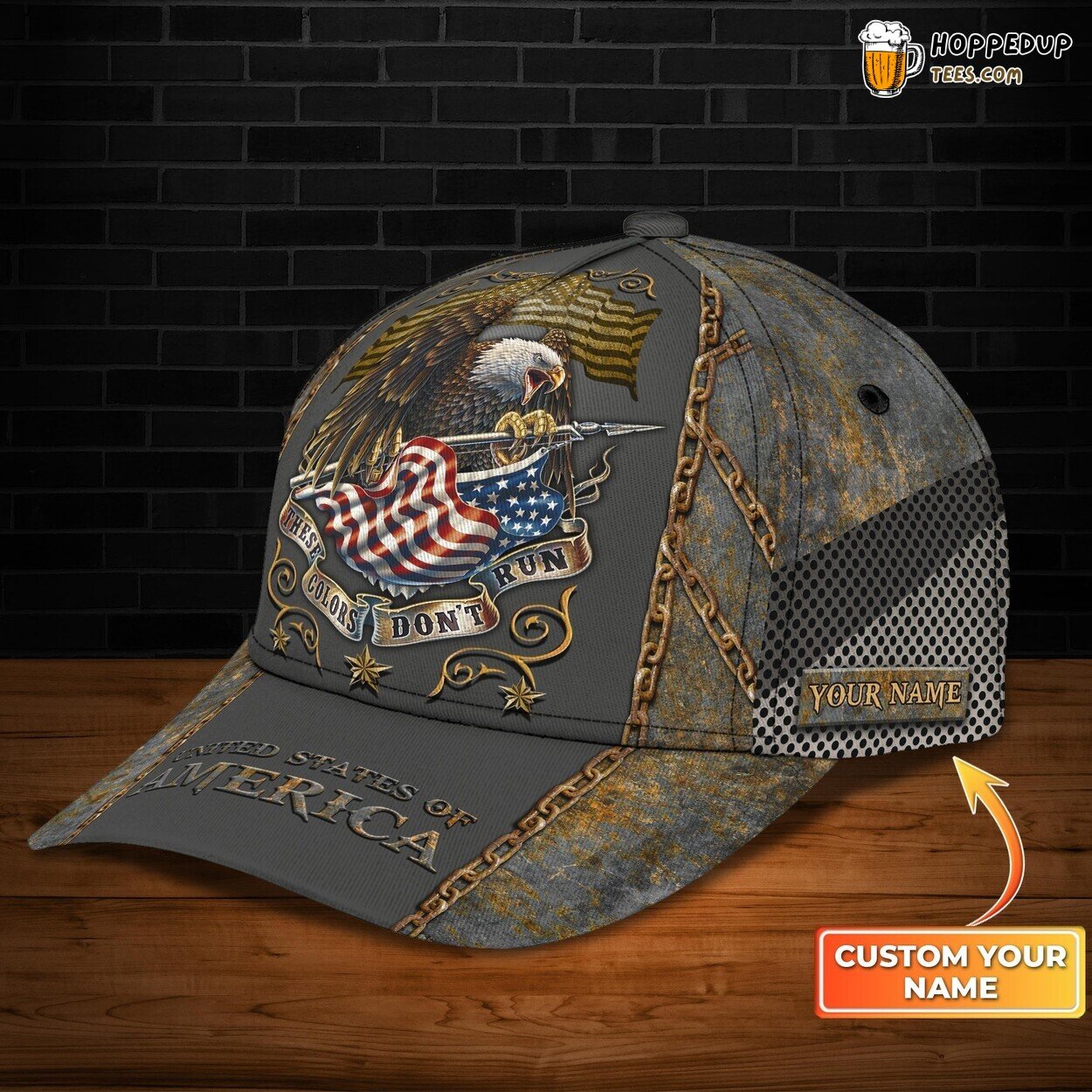 Eagle United States Americana Classic 3D Cap Personalized Edition Series