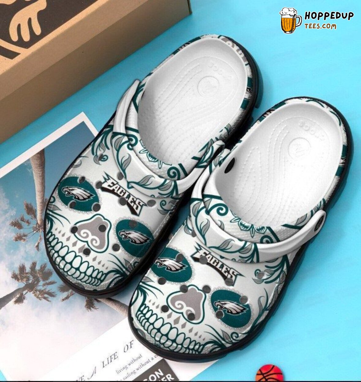 Eagles Custom Name Crocband Clogs Comfortable Unique Design Shoes