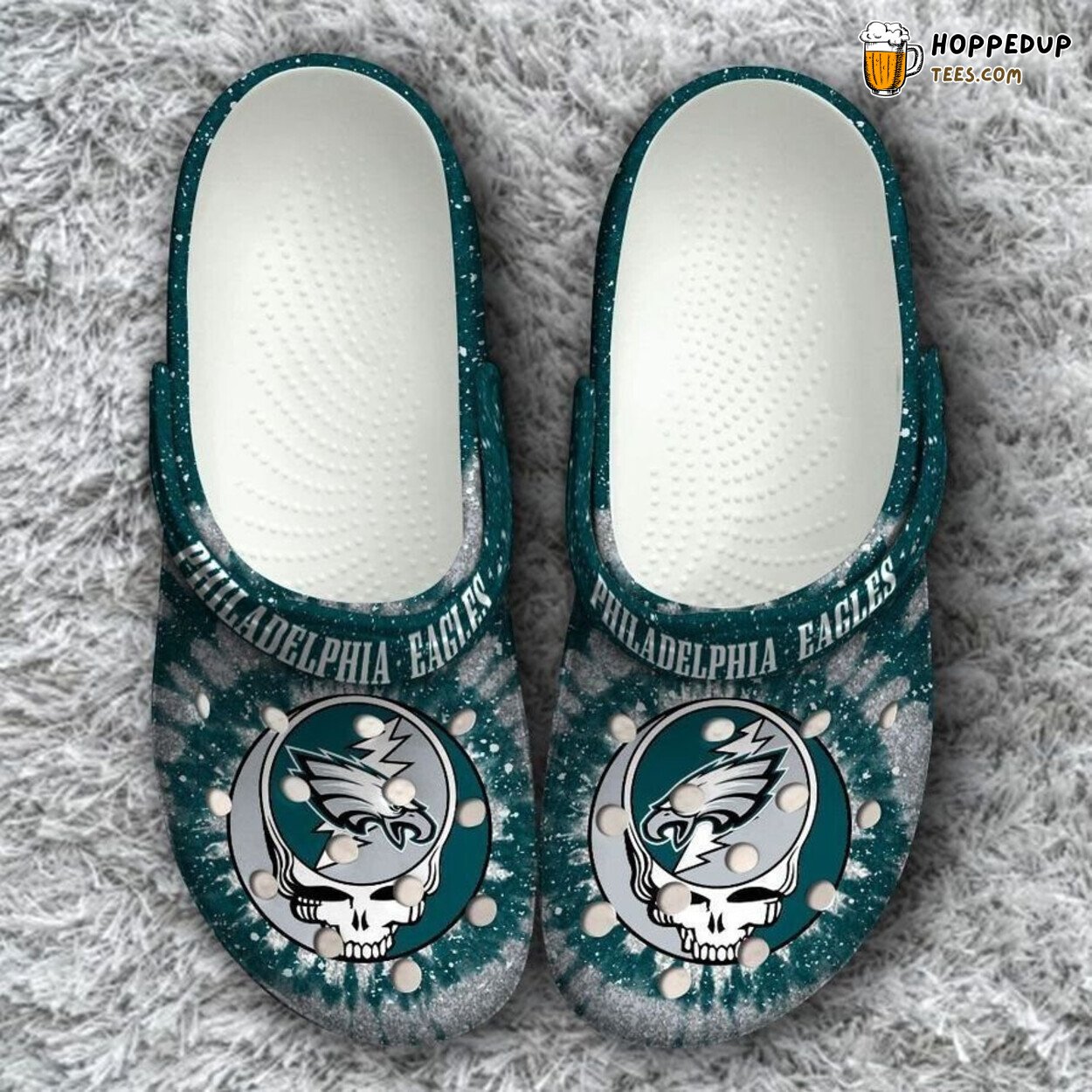 Eagles Grateful Dead Classic Lover Gift Rubber Comfortable Clog Shoes