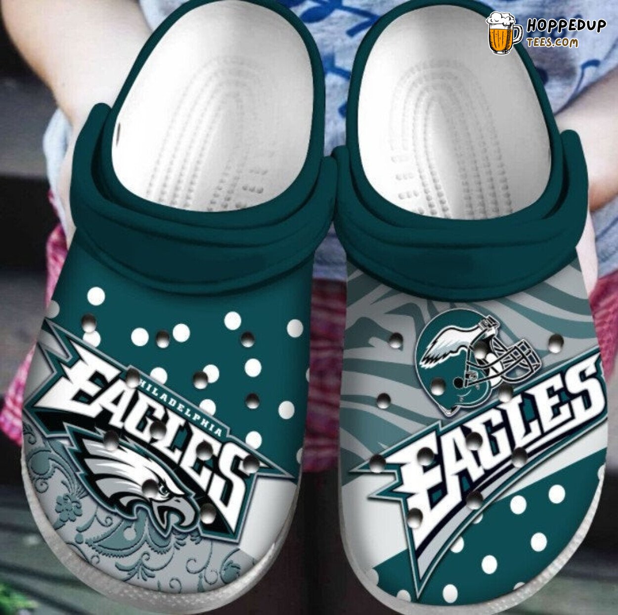 Eagles Themed Comfortable Unique Design Clog Shoes Special Gift
