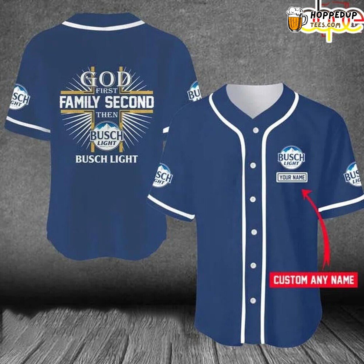 Easter Sunday Design Busch Light Personalized Baseball Jersey Unique